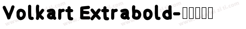 Volkart Extrabold字体转换